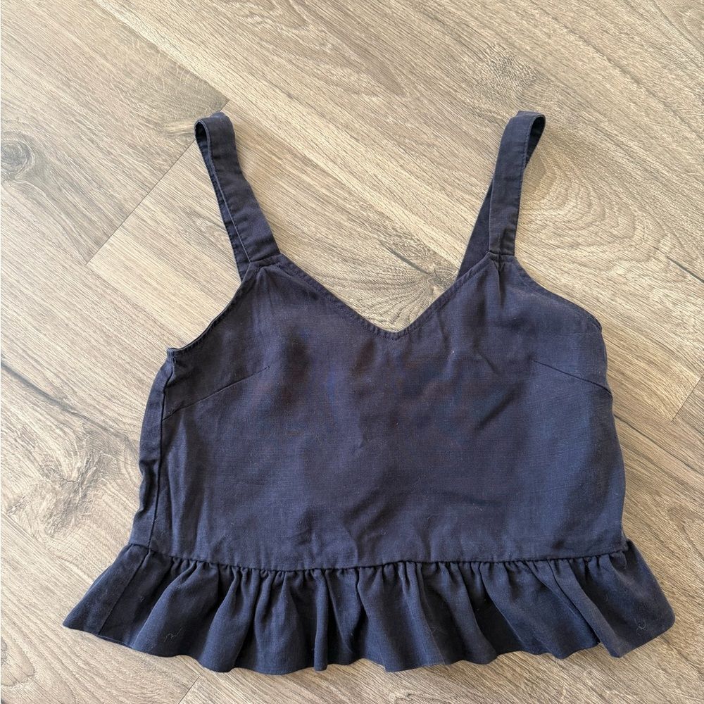 H&M peplum tank top Women’s size 4